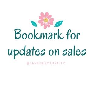 Bookmark for Upcoming Sales!